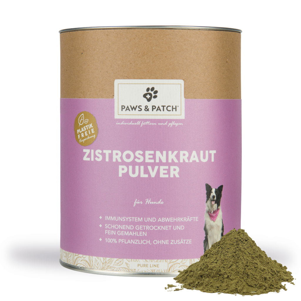 Reines Zistrosenkrautpulver