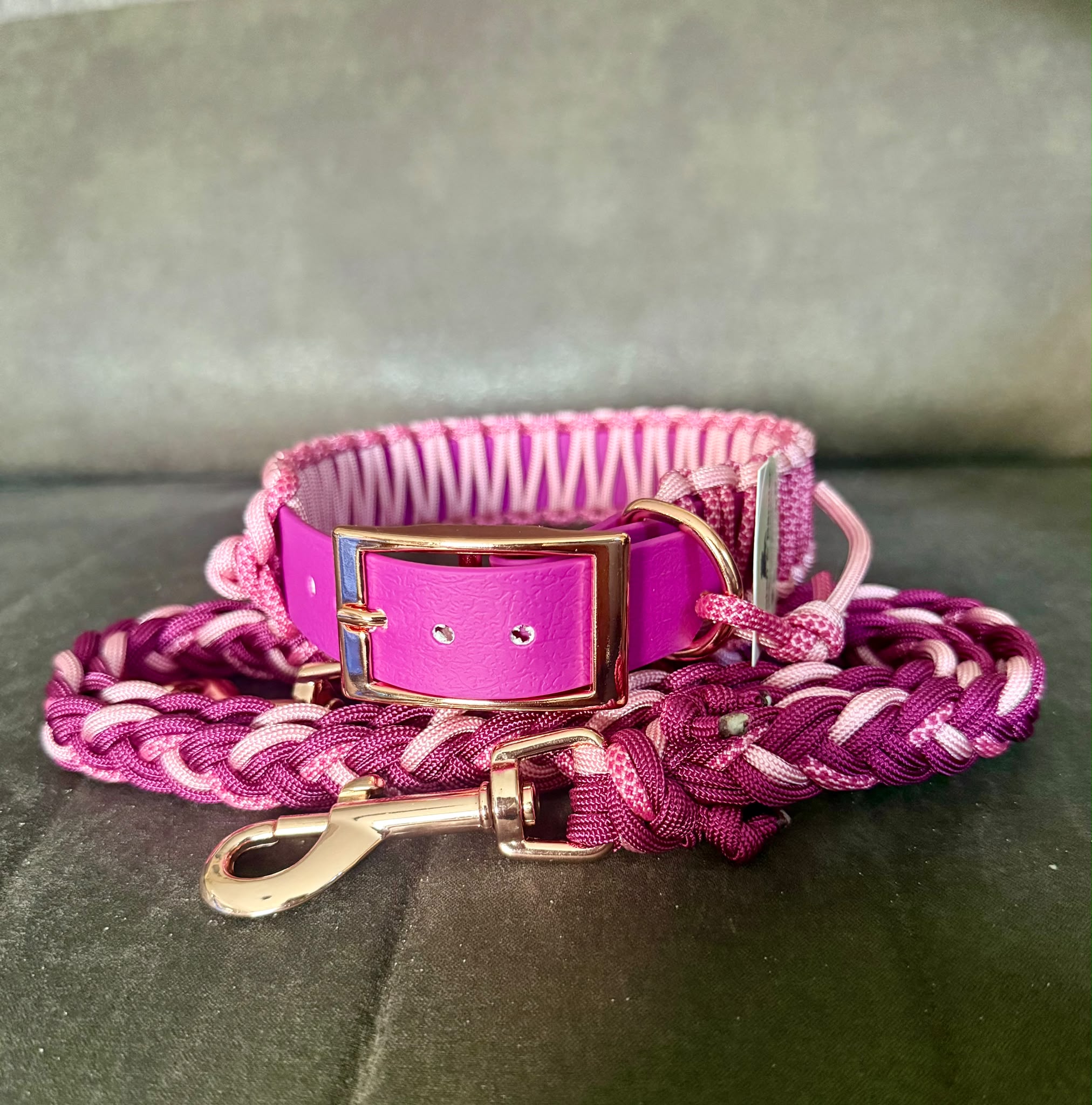Biothane & Paracord Halsband - Handmade