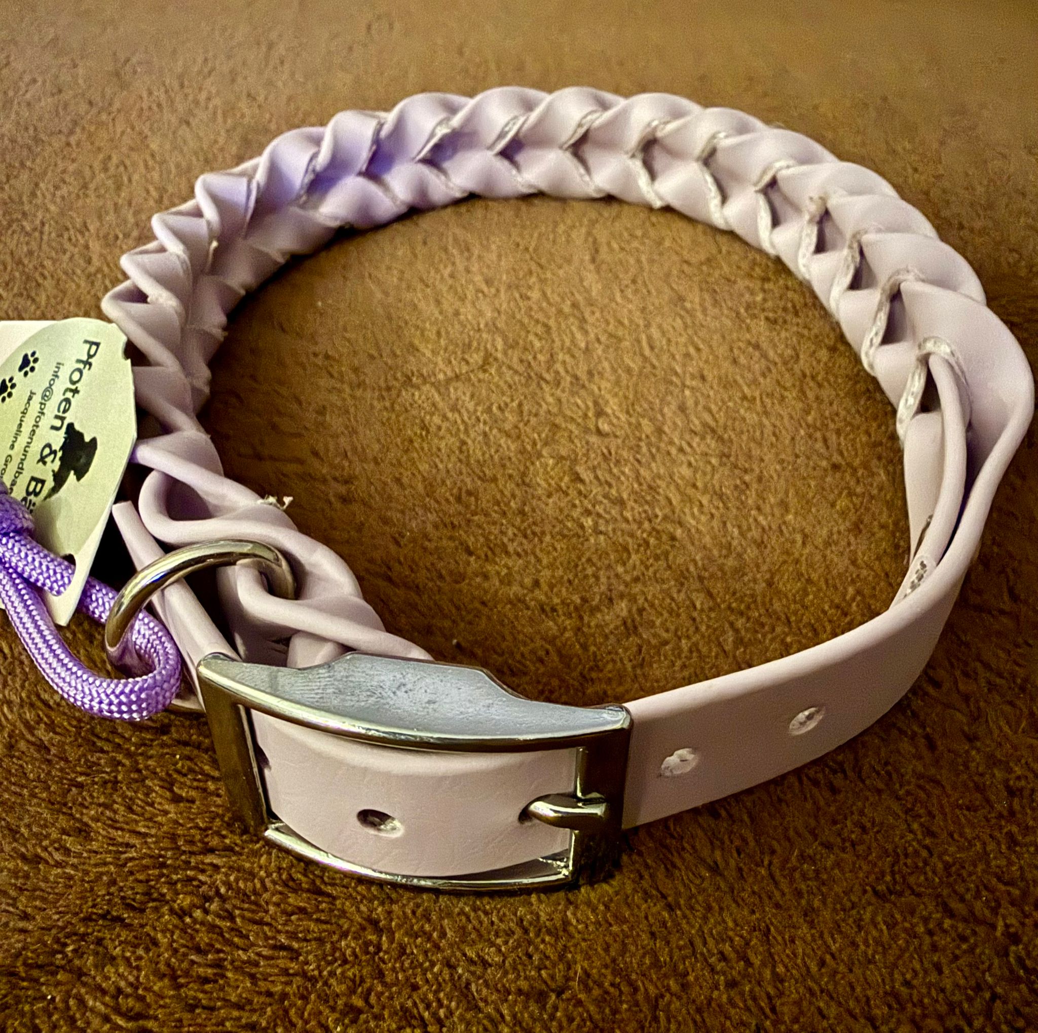 Hundehalsband Biothane geflochten  - Handmade